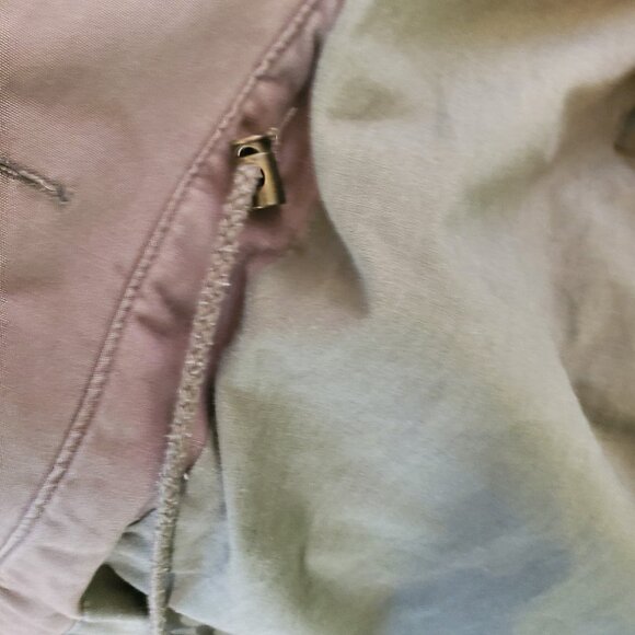 Thread & Supply Utility Jacket Cotton Removable Hood Olive Green Sz S - Picture 8 of 8